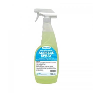 2Work 2W03983 Antibacterial Spray, 750ml