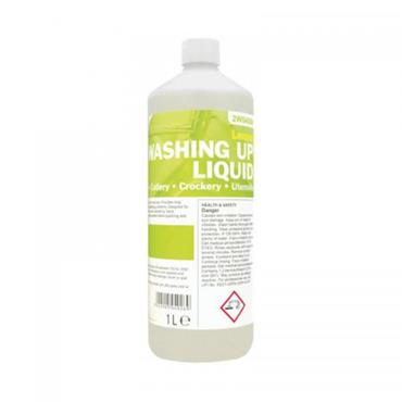 2Work 2W04589 Washing Up Liquid Concentrate Lemon Fragrance 1 Litre 