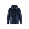 BLAKLADER 4484 Lightweight Lined Winter Jacket Stretch, Dark Navy/Hi-Vis Yellow