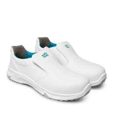 EXENA QUANTUM Microfibre White Slip On Shoe