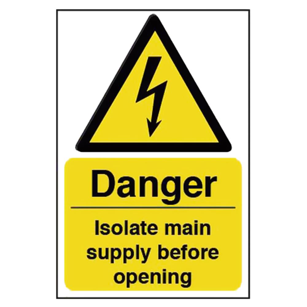 CITEC 11027 200 x 300mm Self Adhesive Vinyl Safety Sign Label available