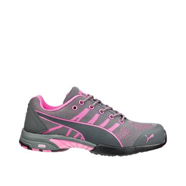 Puma Celerity Knit Wns Low S1 Grey/Pink Safety Shoes