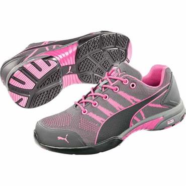 Puma Celerity Knit Wns Low S1 Grey/Pink Safety Shoes