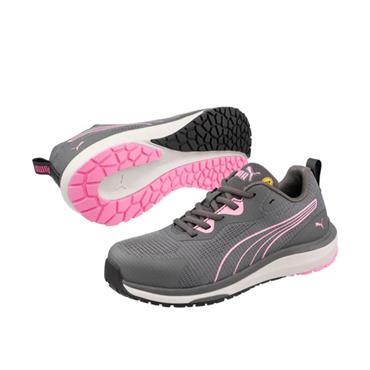 Puma Celerity Knit Wns Low S1 Grey/Pink Safety Shoes