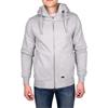 Dunderdon S18 Zipped Hoodie Sweatshirt - Grey Melange