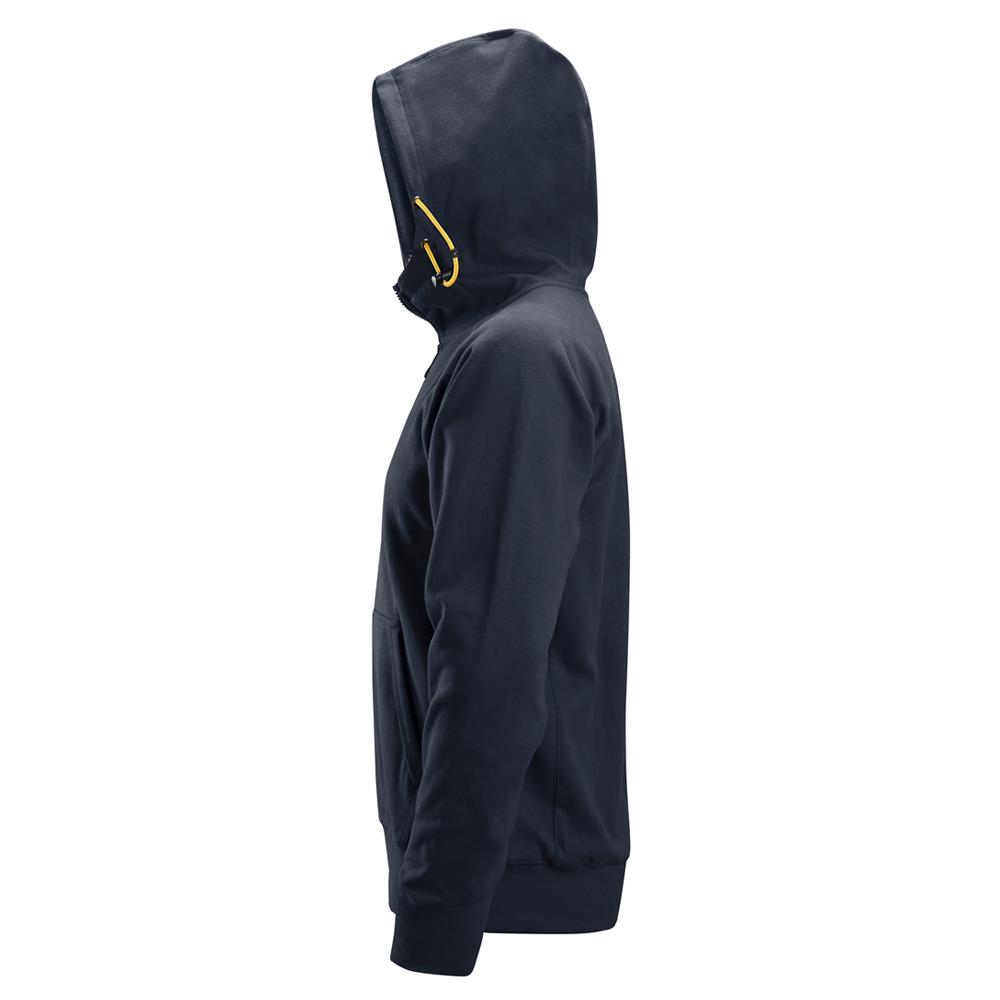 Snickers 2880 Logo FZ Hoodie Navy available online Caulfield Industrial