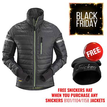 SNICKERS 8101 AllroundWork 37.5¨ Insulator Jacket, Steel Grey/Black