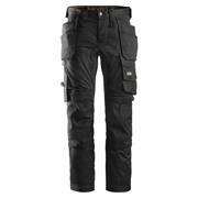 Snickers 6241 AllroundWork Stretch Holster Pocket Slimfit Trousers - Black