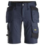 Snickers 6141 AllroundWork Holster Pockets Stretch Shorts - Navy/Black