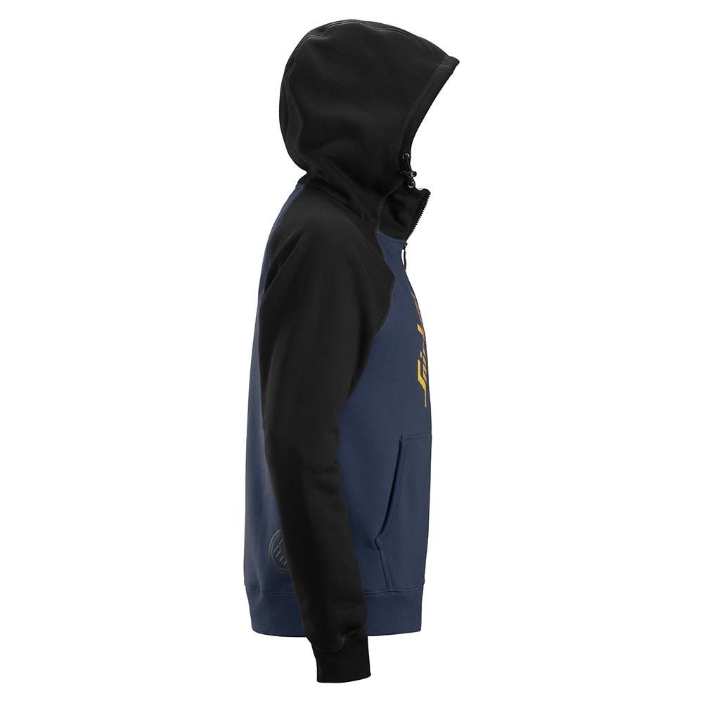 navy snickers hoodie
