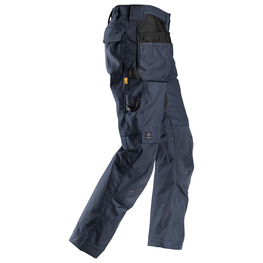 Snickers 6142 AllroundWork, Stretch Kneepad Holster Pockets Pirate Trousers Steel Grey/Black, 30