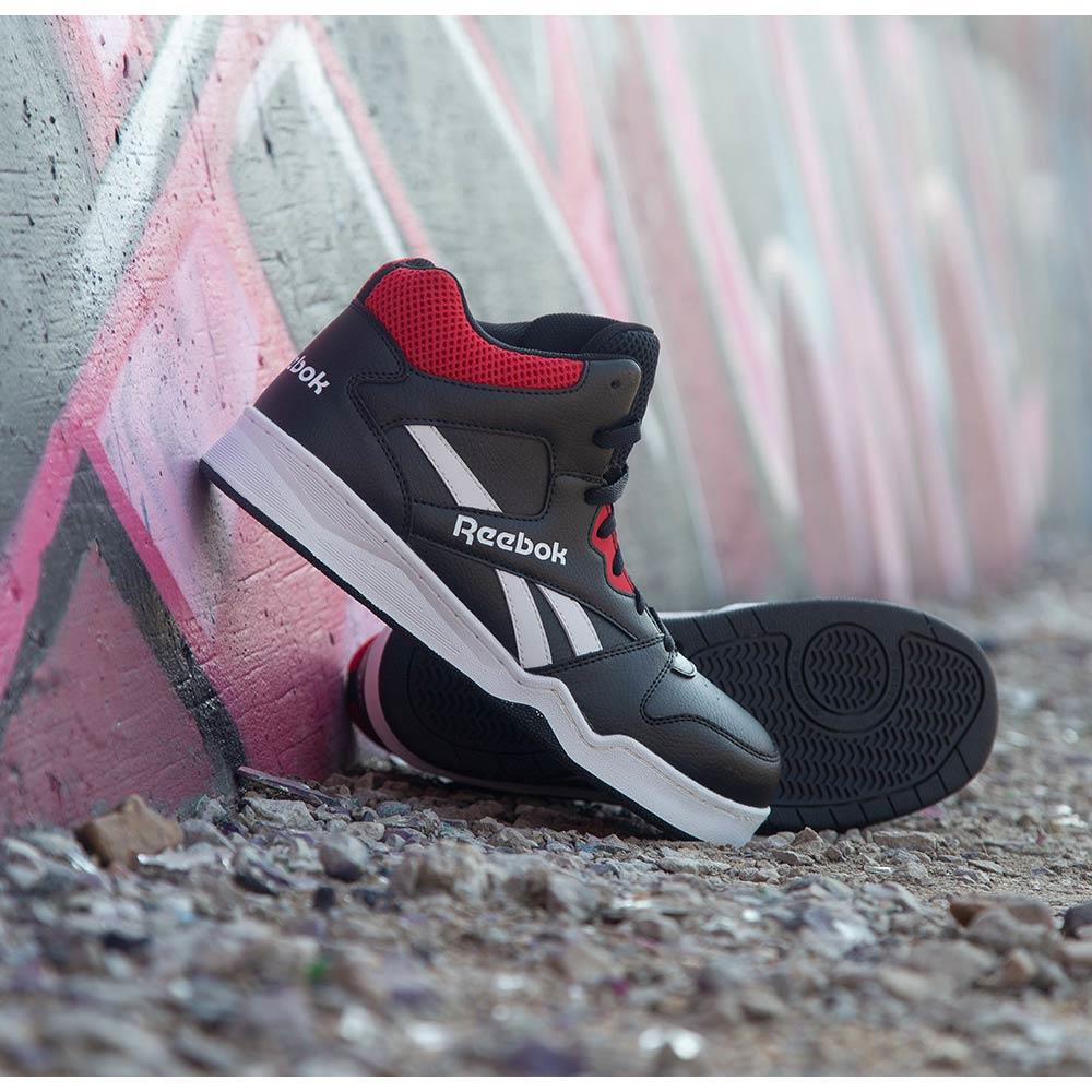 REEBOK BB4500 S3 SRC Safety Boots, Black/Red available online