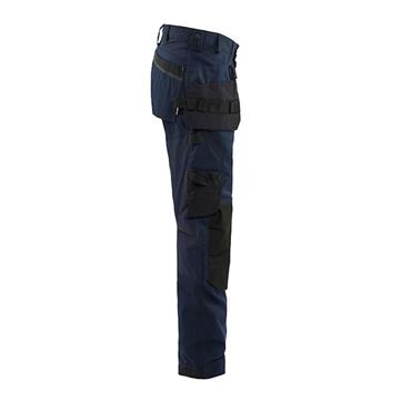 BLAKLADER 175018328600 Craftsman trousers with stretch, Dark Navy Blue 