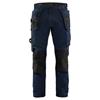 BLAKLADER 175018328600C44 Craftsman Trousers with Stretch, Dark Navy Blue, 30R