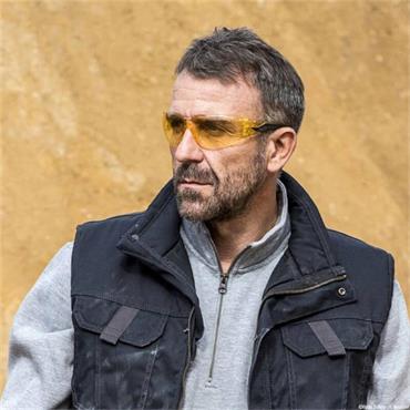 Bolle SILEXPSJ Yellow Silex Safety Glasses