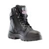 STEEL BLUE Southern Cross Zip GraphTEC Scuff S3 Safety Boots , Black, 7