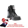 STEEL BLUE Southern Cross Zip GraphTEC Scuff S3 Safety Boots , Black, 7