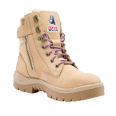 STEEL BLUE 592761 Southern Cross Ladies Zip S3 Safety Boots Sand