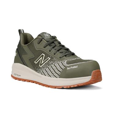 NEW BALANCE Speedware S1 P SRC Safety Trainers, Olive/White