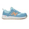 NEW BALANCE Elite Lite S1 PL HRO FO SC SR Ladies Safety Trainers, Milky Blue/Orangre, Size 36
