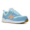 NEW BALANCE Elite Lite S1 PL HRO FO SC SR Ladies Safety Trainers, Milky Blue/Orangre, Size 36