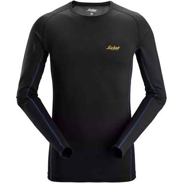 SNICKERS 9493 Lightweight Baselayer Top, Black