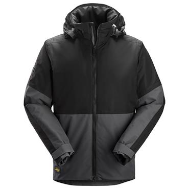 SNICKERS 1104 Waterproof Insulated Jacket, Steel Grey/Black