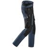 SNICKERS 6218 AW Stretch Trousers HP Navy/Black 31 x 32"