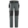 SNICKERS 6218 AW Stretch Trousers HP Grey/Black 31 x 32"