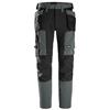 SNICKERS 6218 AW Stretch Trousers HP Grey/Black 31 x 32"
