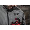 MILWAUKEE M12HJGREY5-0S M12 Heated Grey Work Jacket, Small