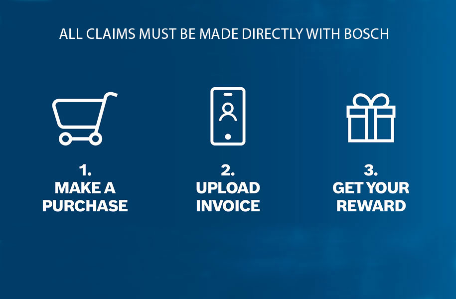BOSCH PRO DEAL HOW TO CLAIM