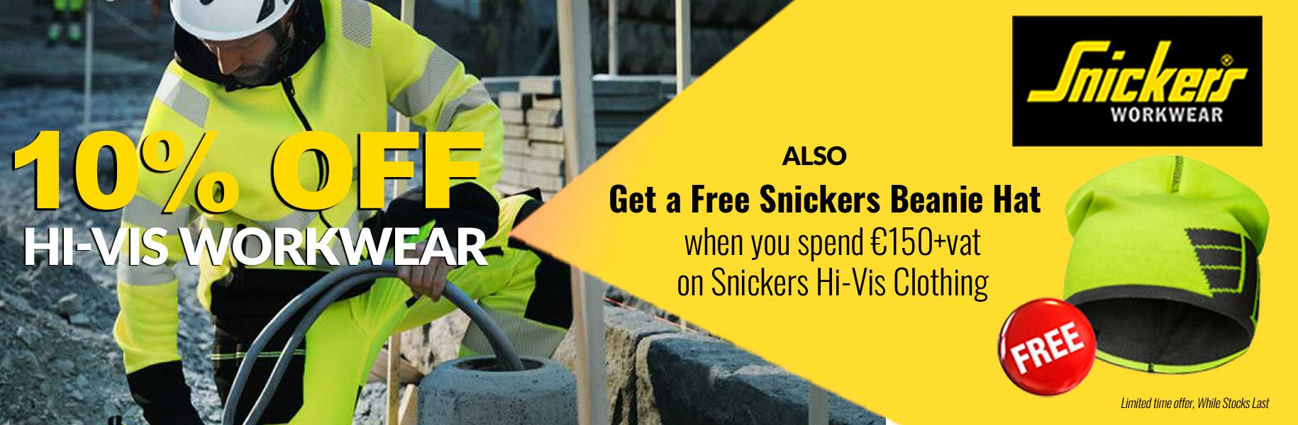 Snickers Hi-Vis 10 off